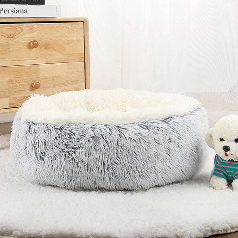 Load image into Gallery viewer, Pet Bed Fluffy Dog Plush Beds for Dogs Medium Warm Accessories Large Accessory &amp; Furniture Puppy Small Sofa Kennel Washable Cats
