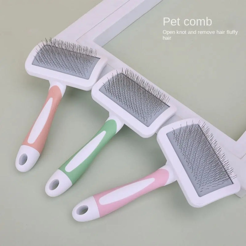 Load image into Gallery viewer, Pet Hair Shedding Comb Dog Cat Brush Grooming Long Hair Indoor Cats Brush Hair Remover Cleaning Beauty Slicker Pet Supplies
