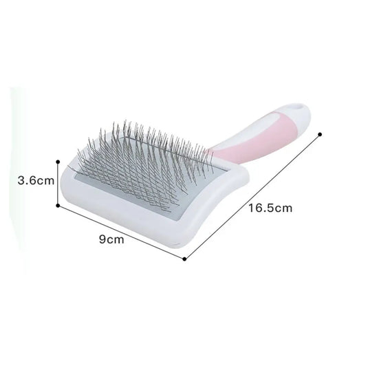 Pet Hair Shedding Comb Dog Cat Brush Grooming Long Hair Indoor Cats Brush Hair Remover Cleaning Beauty Slicker Pet Supplies