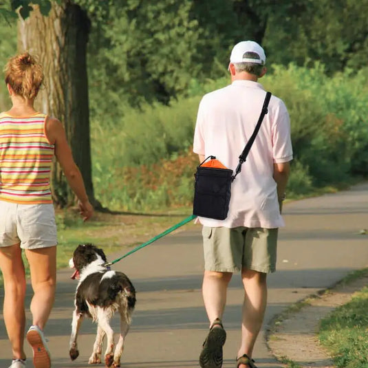 Dog Treat Pouch Pet Training Behavior Dog Walking Bag Puppy Training Pouch Drawstring Closure dog Bag With Waist Prevent  Clip