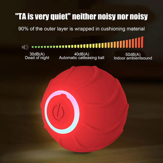 Pet Smart Toy Automatic Rolling Ball Resistant Biting Gravity Recharging Toy Ball Interactive for Teasing Cats Training Supplies