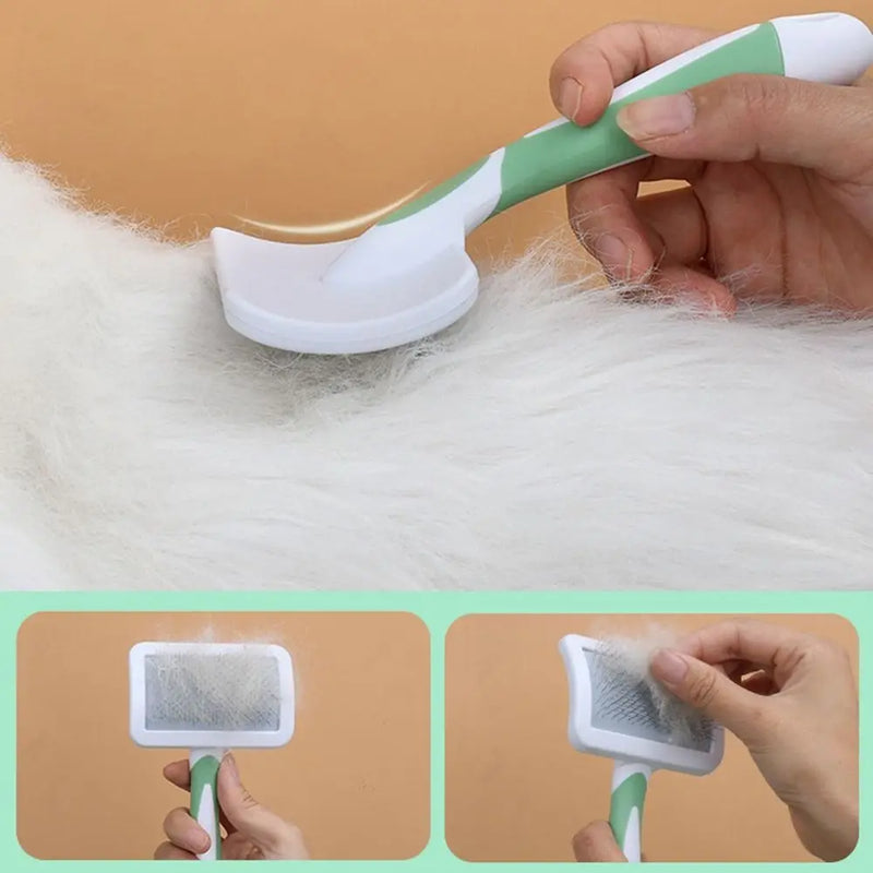 Load image into Gallery viewer, Pet Hair Shedding Comb Dog Cat Brush Grooming Long Hair Indoor Cats Brush Hair Remover Cleaning Beauty Slicker Pet Supplies
