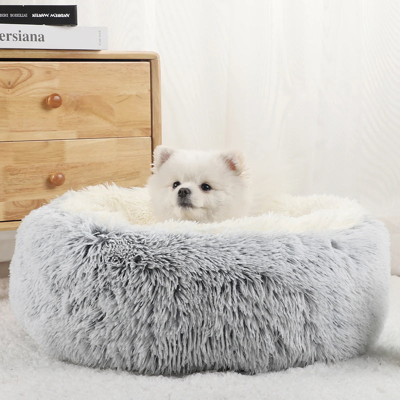 Load image into Gallery viewer, Pet Bed Fluffy Dog Plush Beds for Dogs Medium Warm Accessories Large Accessory &amp; Furniture Puppy Small Sofa Kennel Washable Cats
